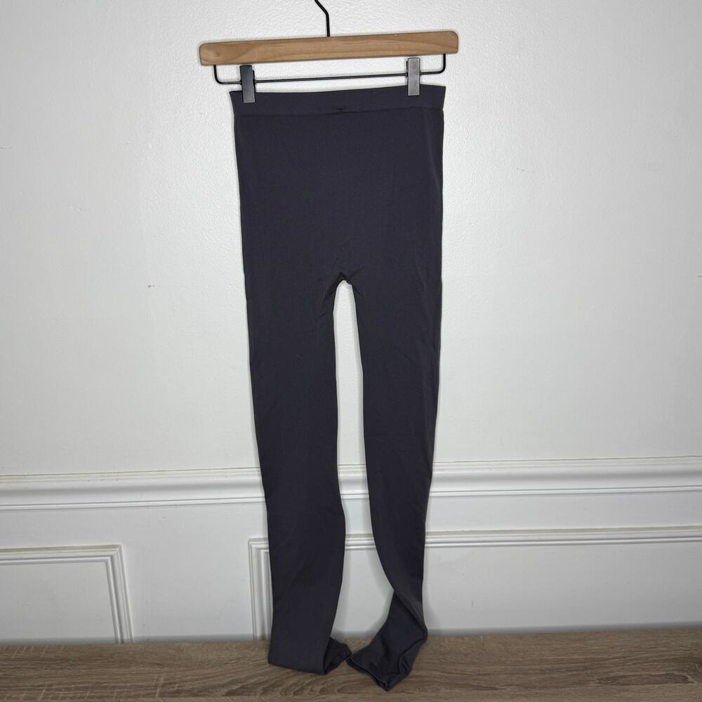 Wolford Matte Grey Legging Tights Footless Womens Small - Picture 9 of 10